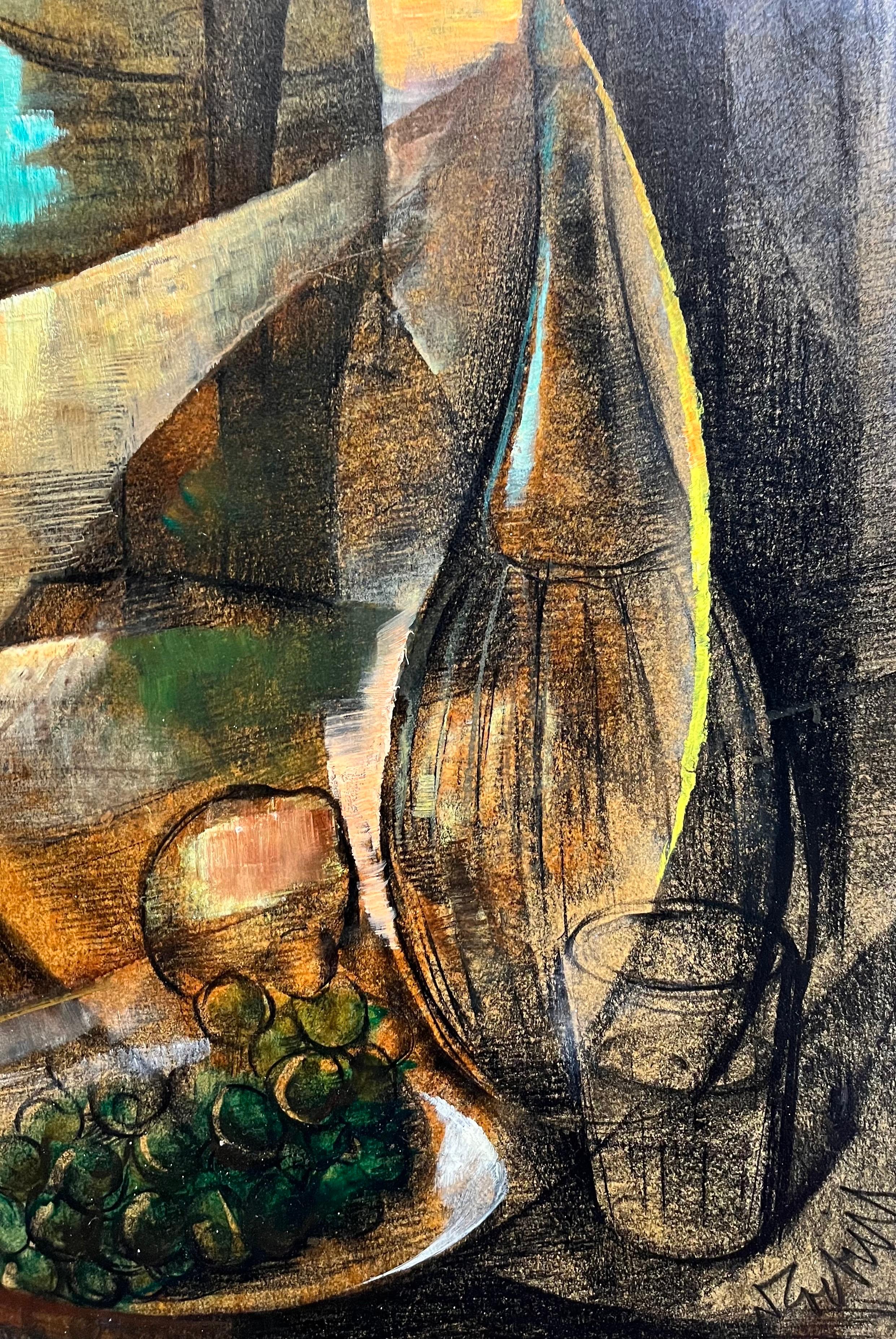 Chianti de Vivaldo Martini - Óleo sobre lienzo 50x73 cm en venta 1