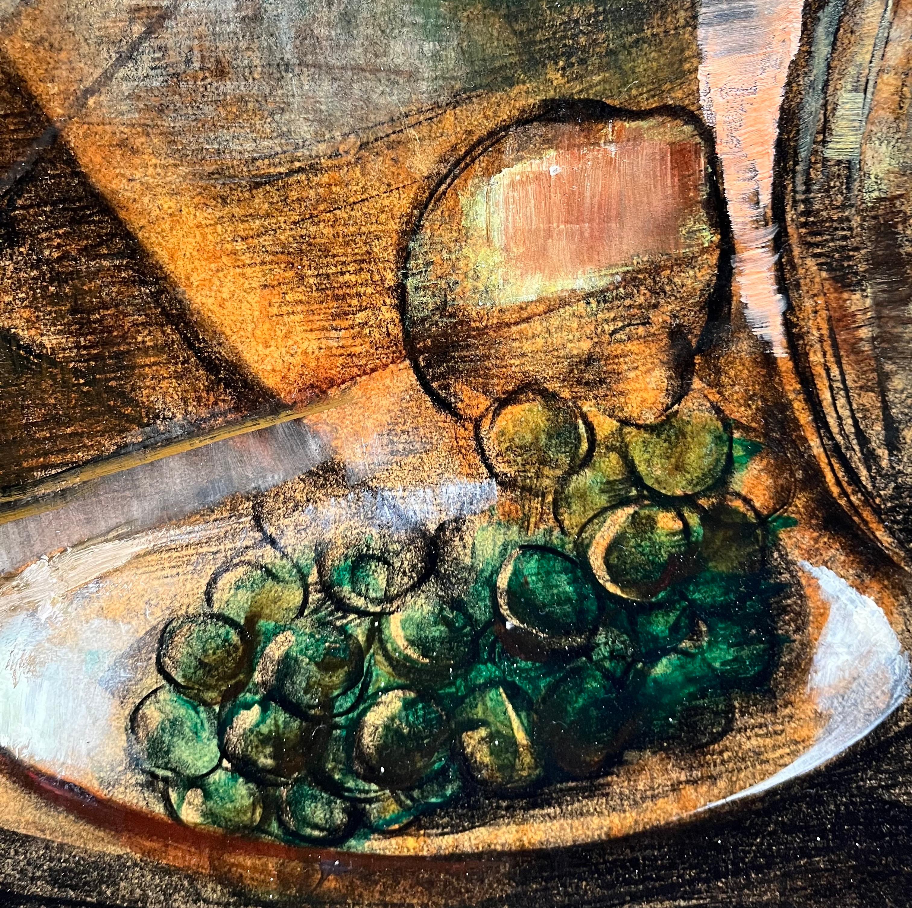 Chianti de Vivaldo Martini - Óleo sobre lienzo 50x73 cm en venta 2