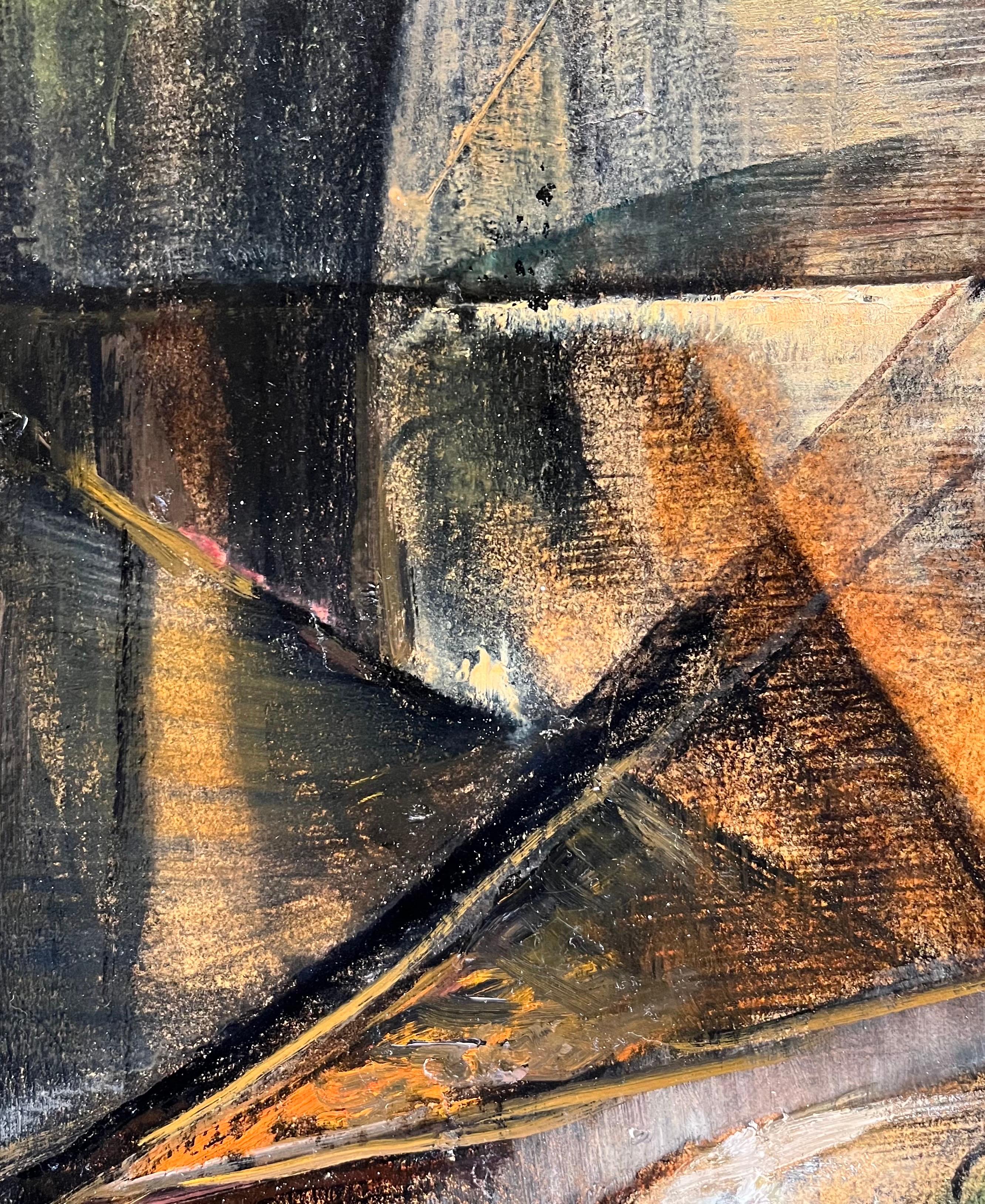 Chianti de Vivaldo Martini - Óleo sobre lienzo 50x73 cm en venta 4