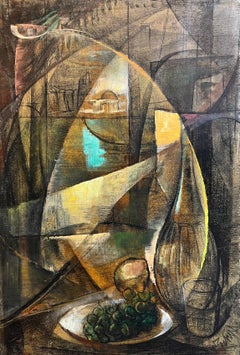 Chianti de Vivaldo Martini - Óleo sobre lienzo 50x73 cm