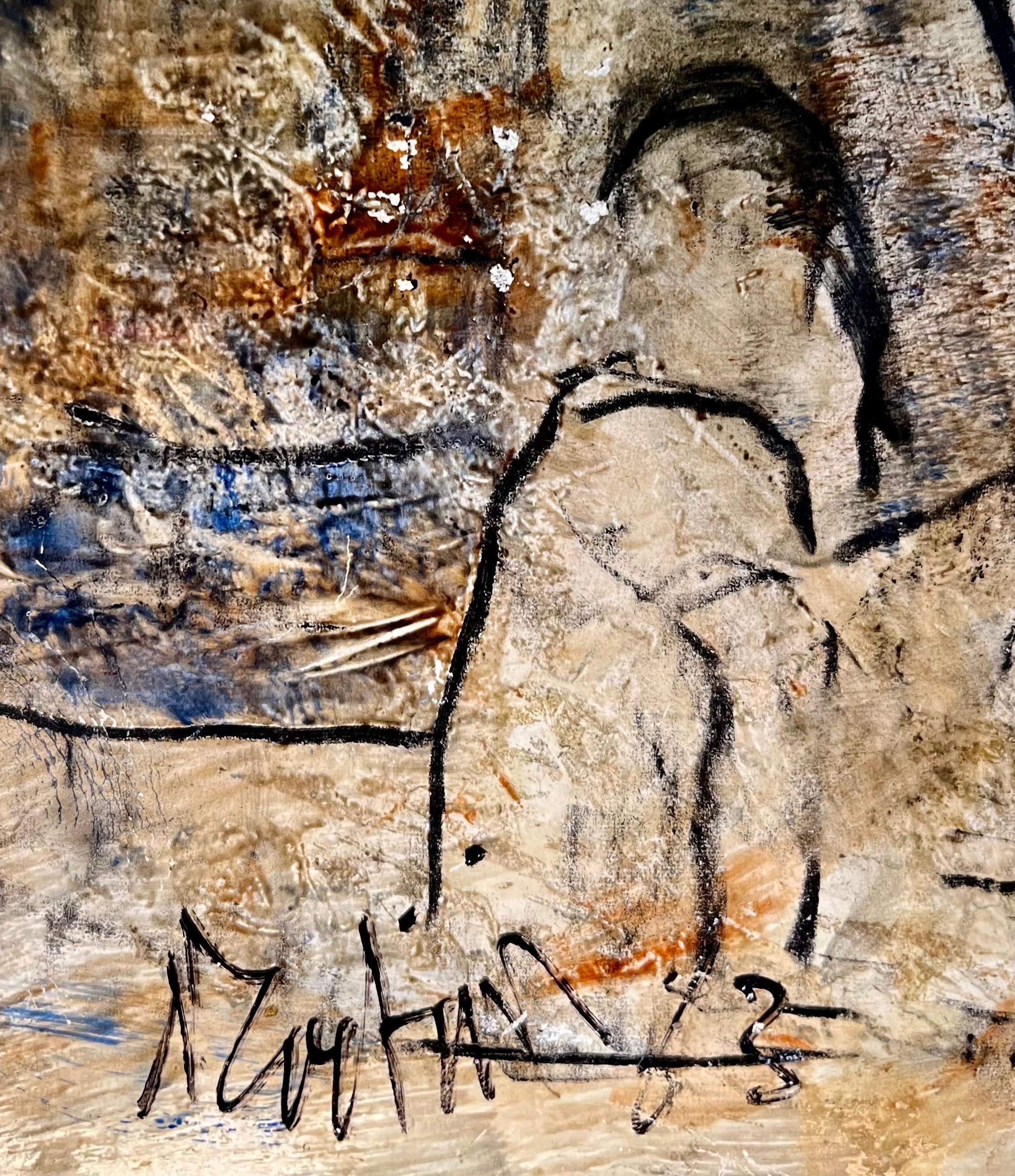 Huile sur toile 70x50 cm de Vivaldo Martini en vente 1