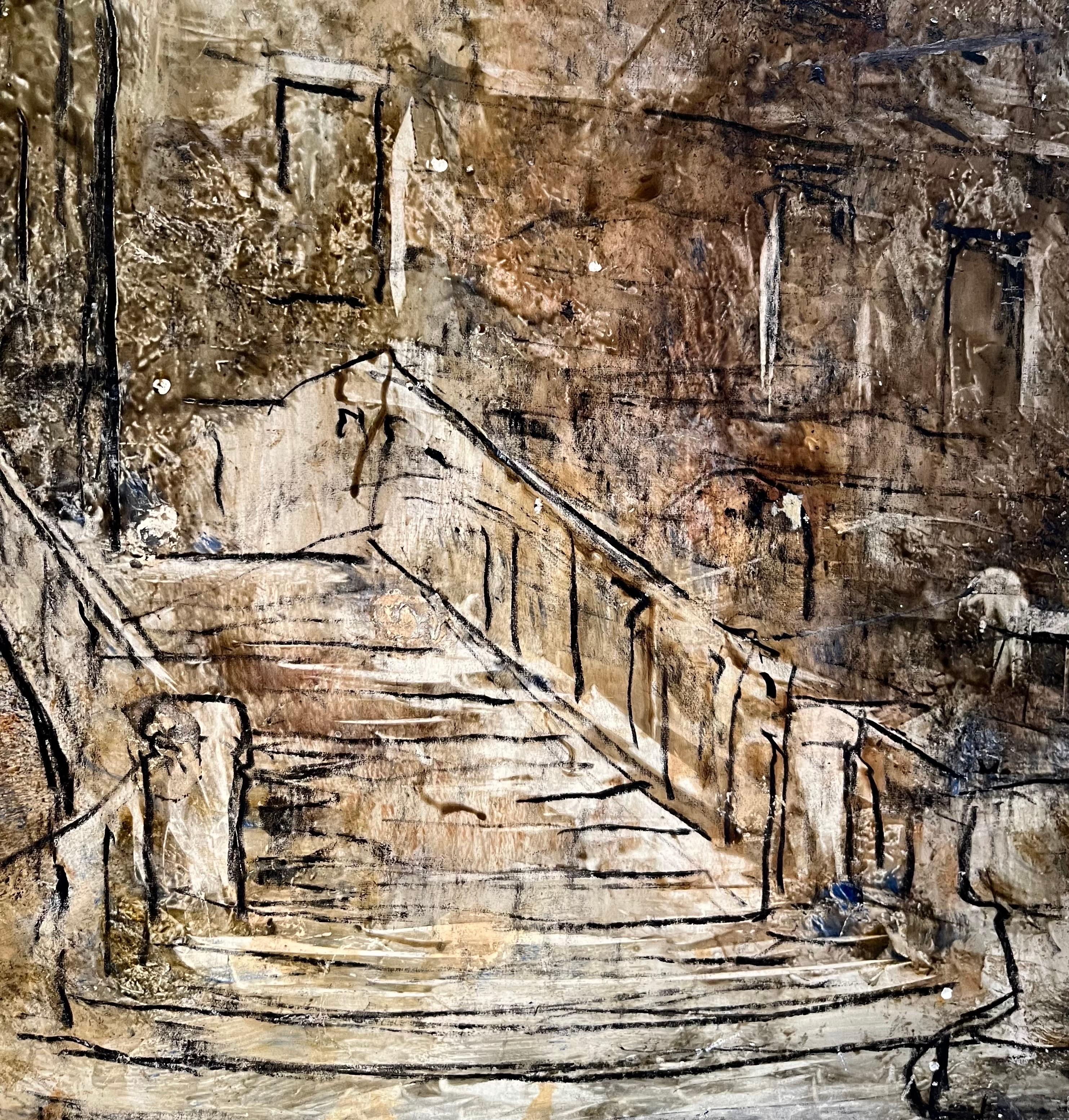 Huile sur toile 70x50 cm de Vivaldo Martini en vente 2