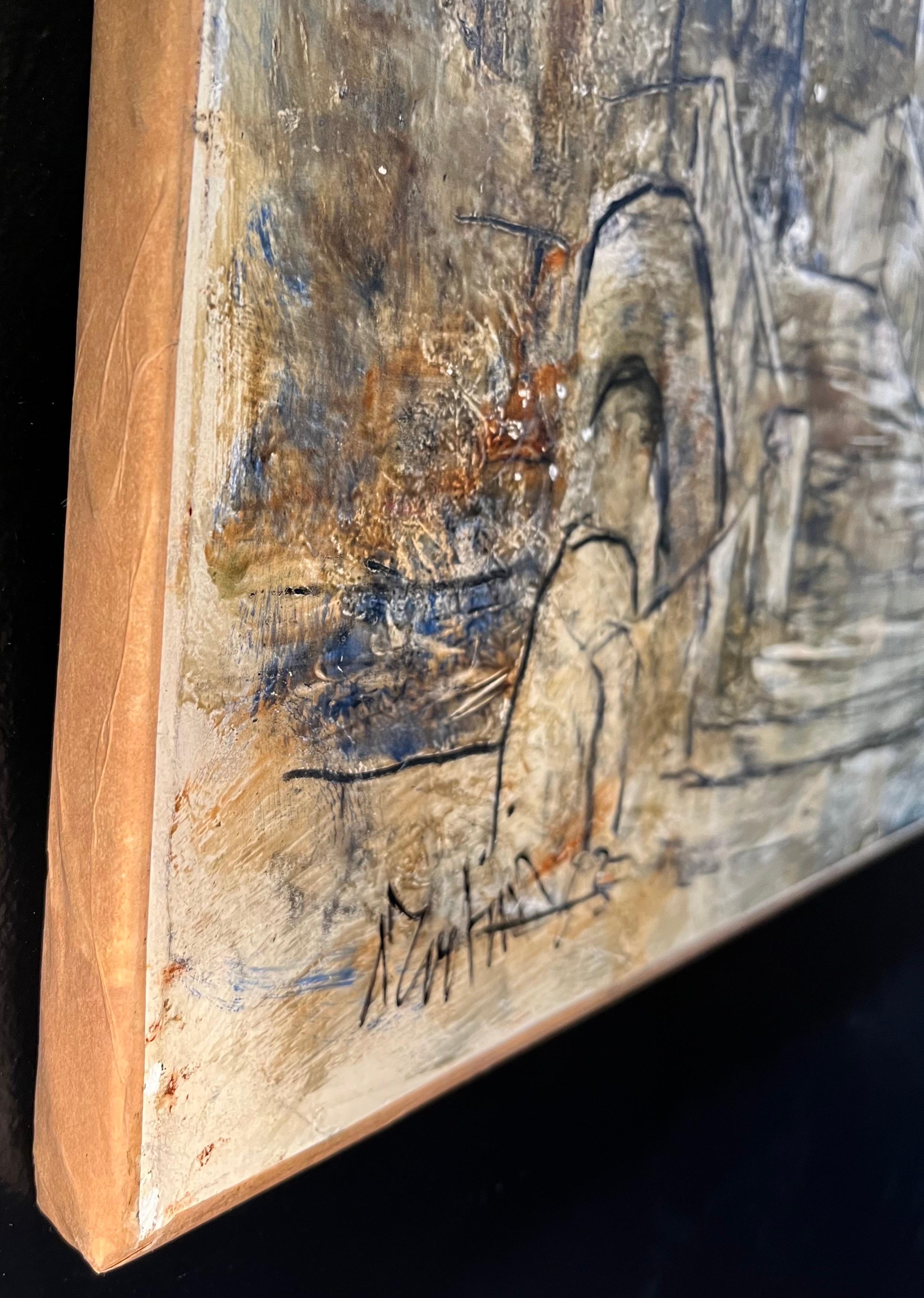 Huile sur toile 70x50 cm de Vivaldo Martini en vente 6