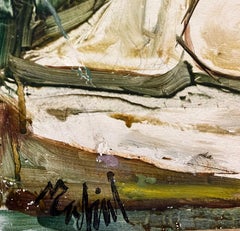 "Eve and the apple" by Vivaldo Martini - Oil on canvas 65x50 cm