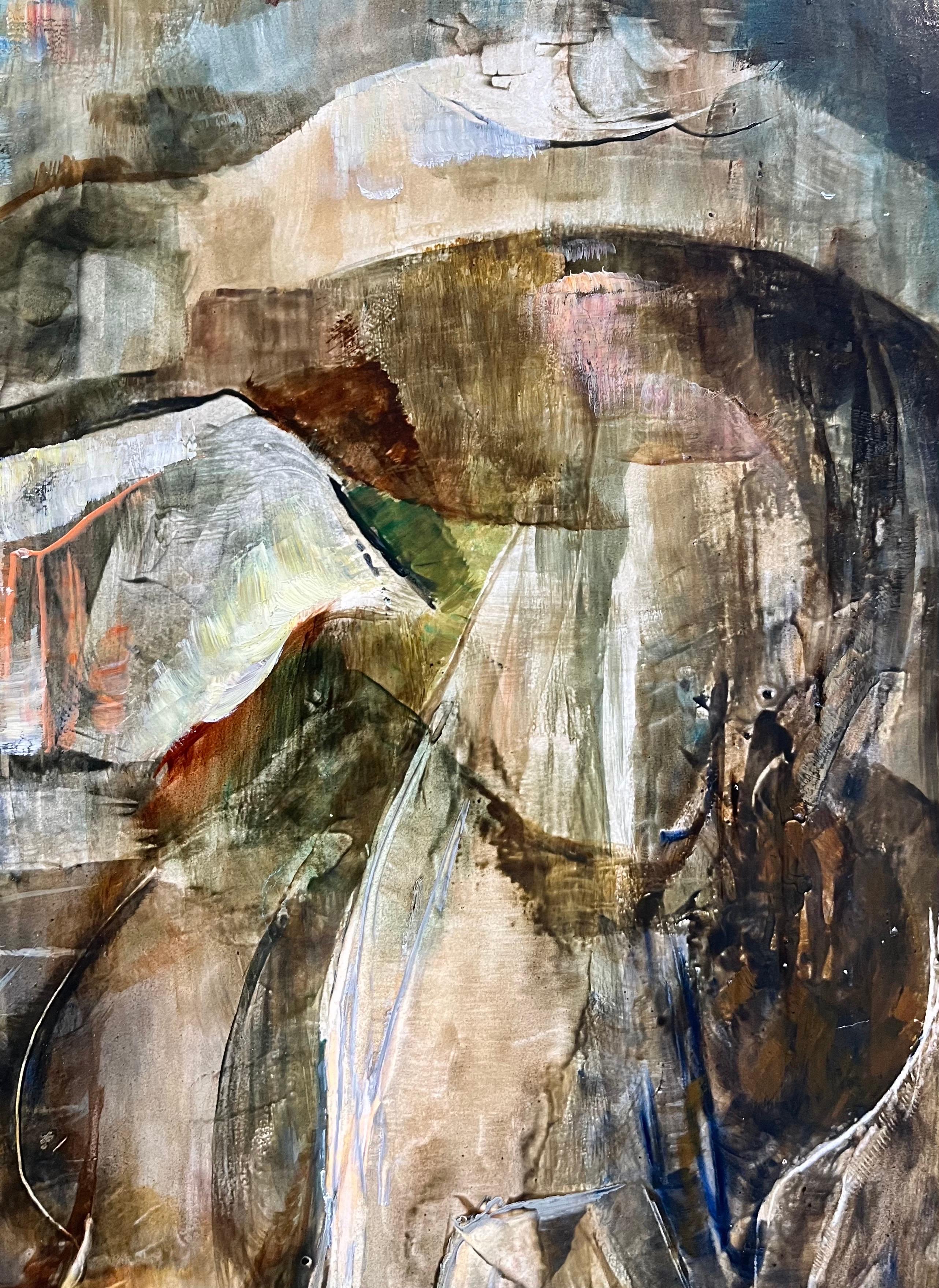 Ciudad imaginaria de Vivaldo Martini - Óleo sobre lienzo 70x50 cm en venta 6