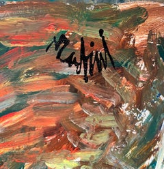 Self Portrait by Vivaldo Martini - Oil on Masonite 70.5x50 cm