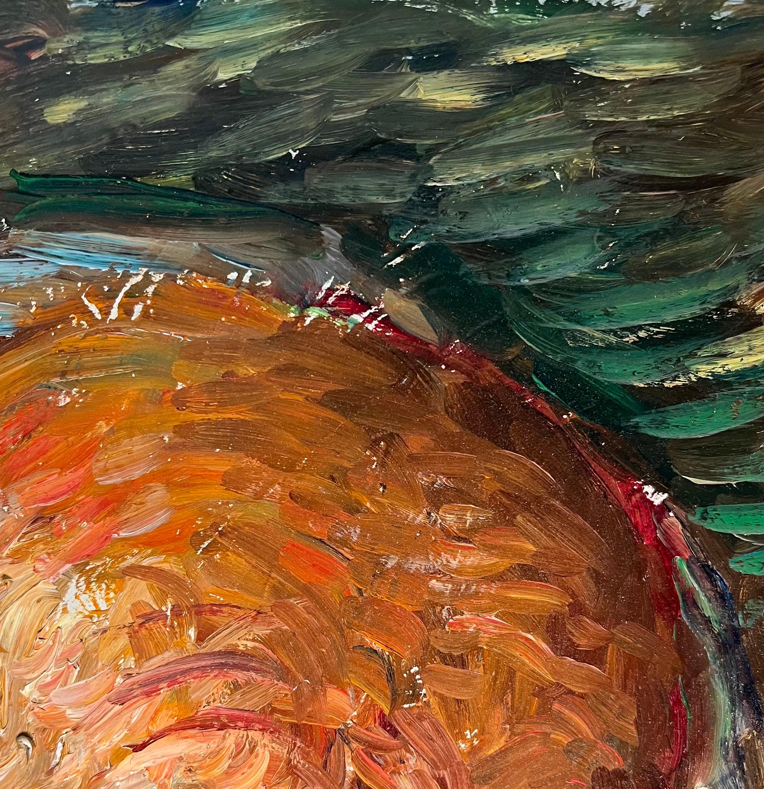 Autorretrato de Vivaldo Martini - Óleo sobre masonita 70,5x50 cm en venta 5