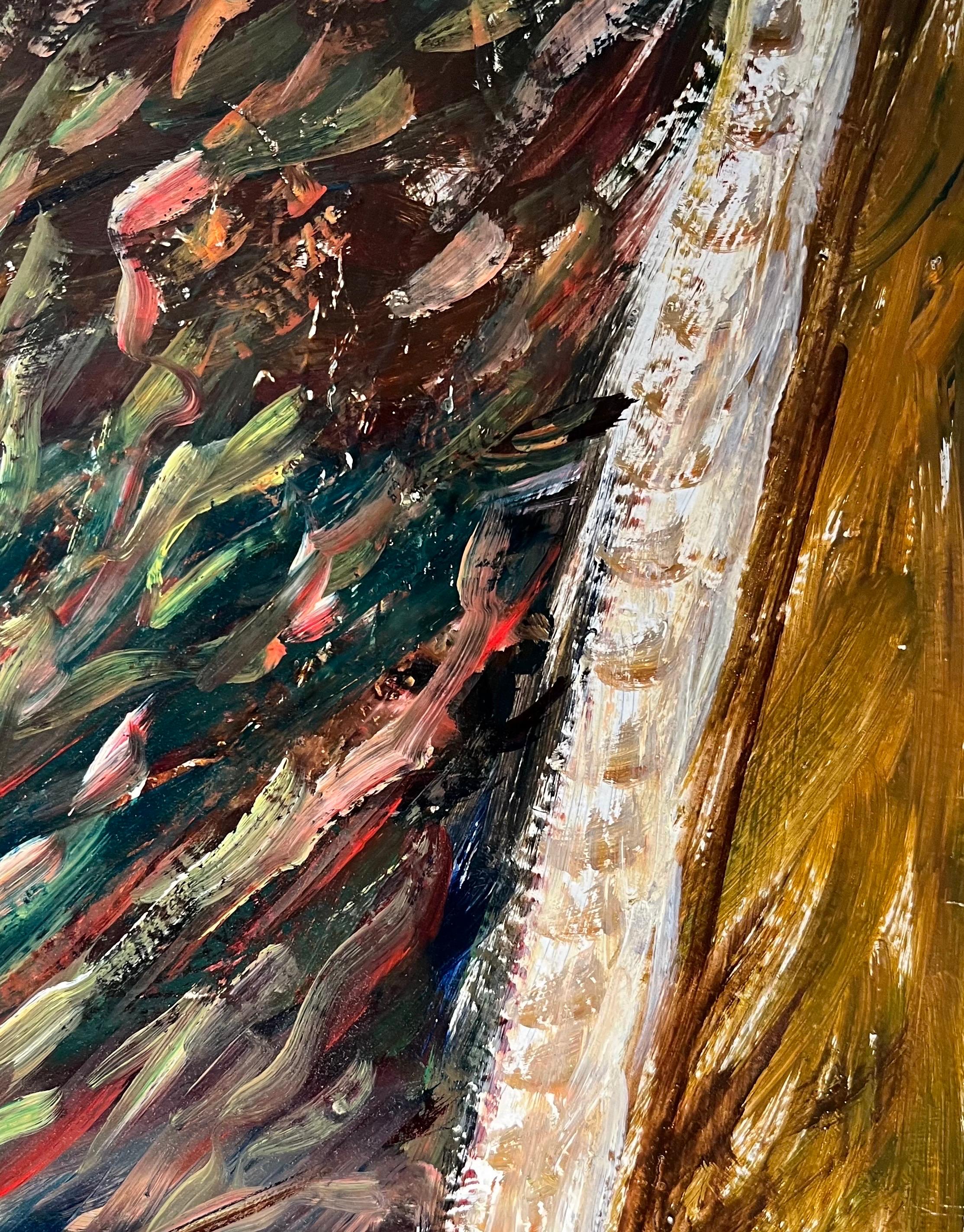 Autorretrato de Vivaldo Martini - Óleo sobre masonita 70,5x50 cm en venta 8