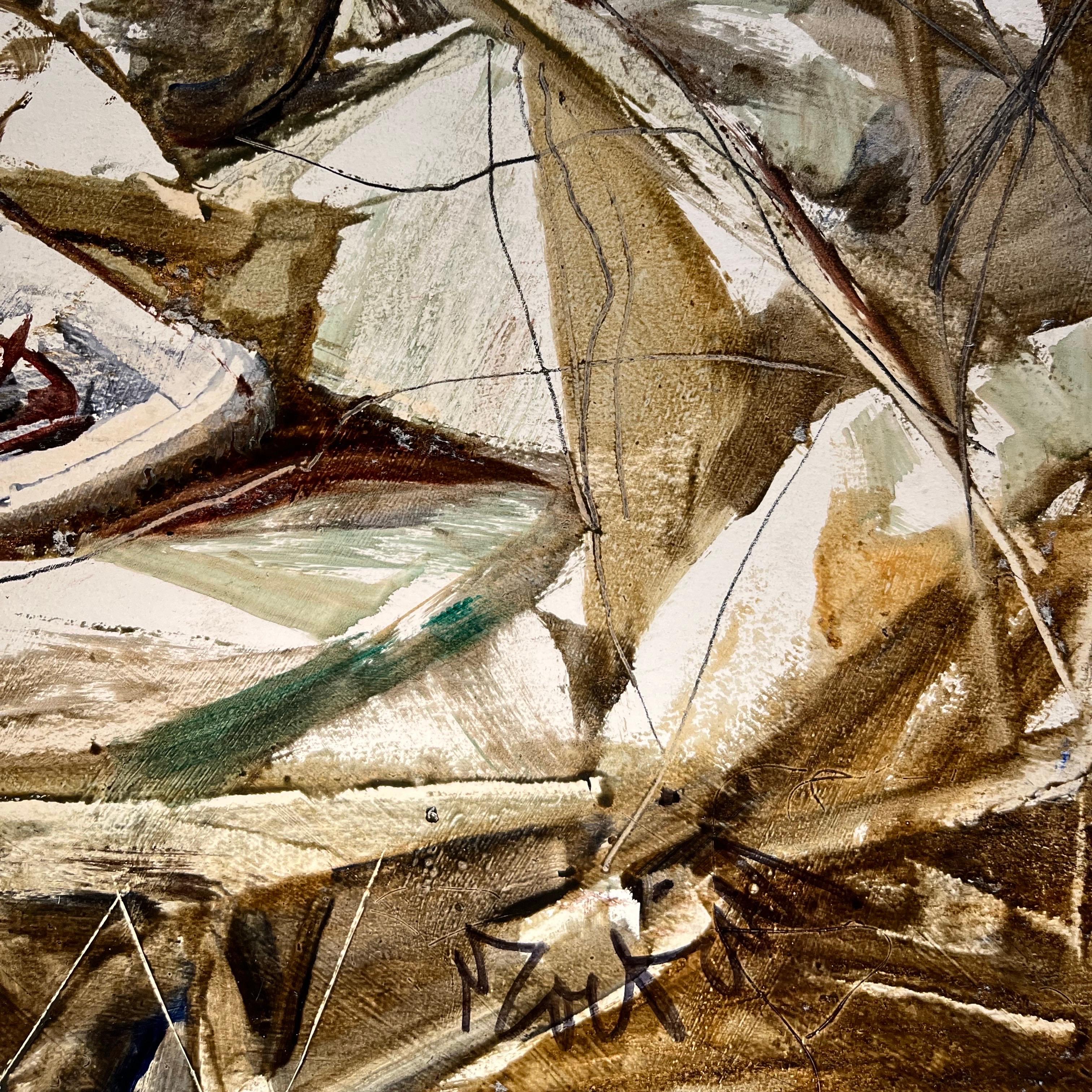 Bodegón de Vivaldo Martini - Óleo sobre lienzo 40x65 cm en venta 3
