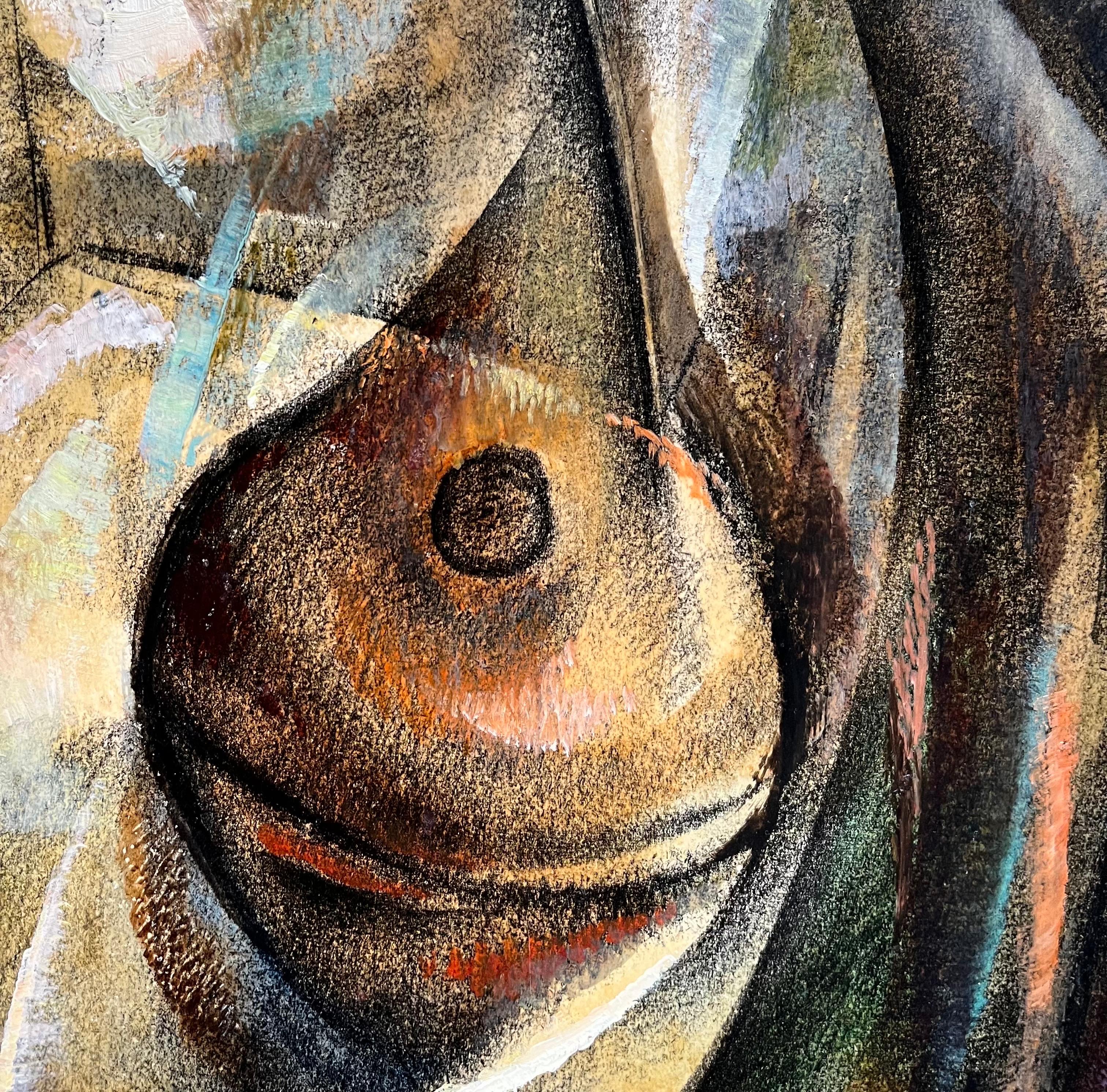 La Cima de Vivaldo Martini - Óleo sobre lienzo 70x50 cm en venta 1