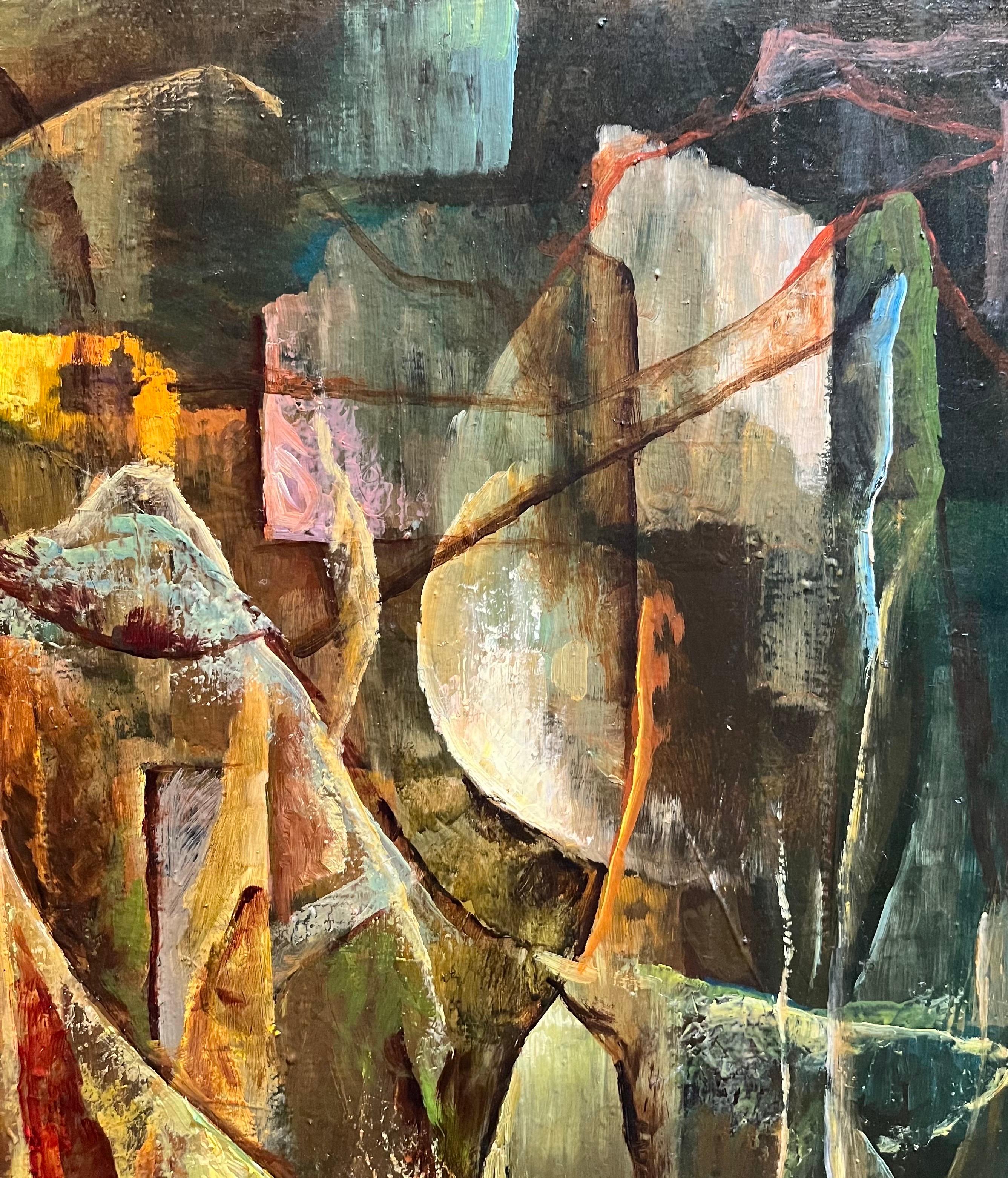 A. Winter di Vivaldo Martini - Olio su tela 73x100 cm in vendita 2