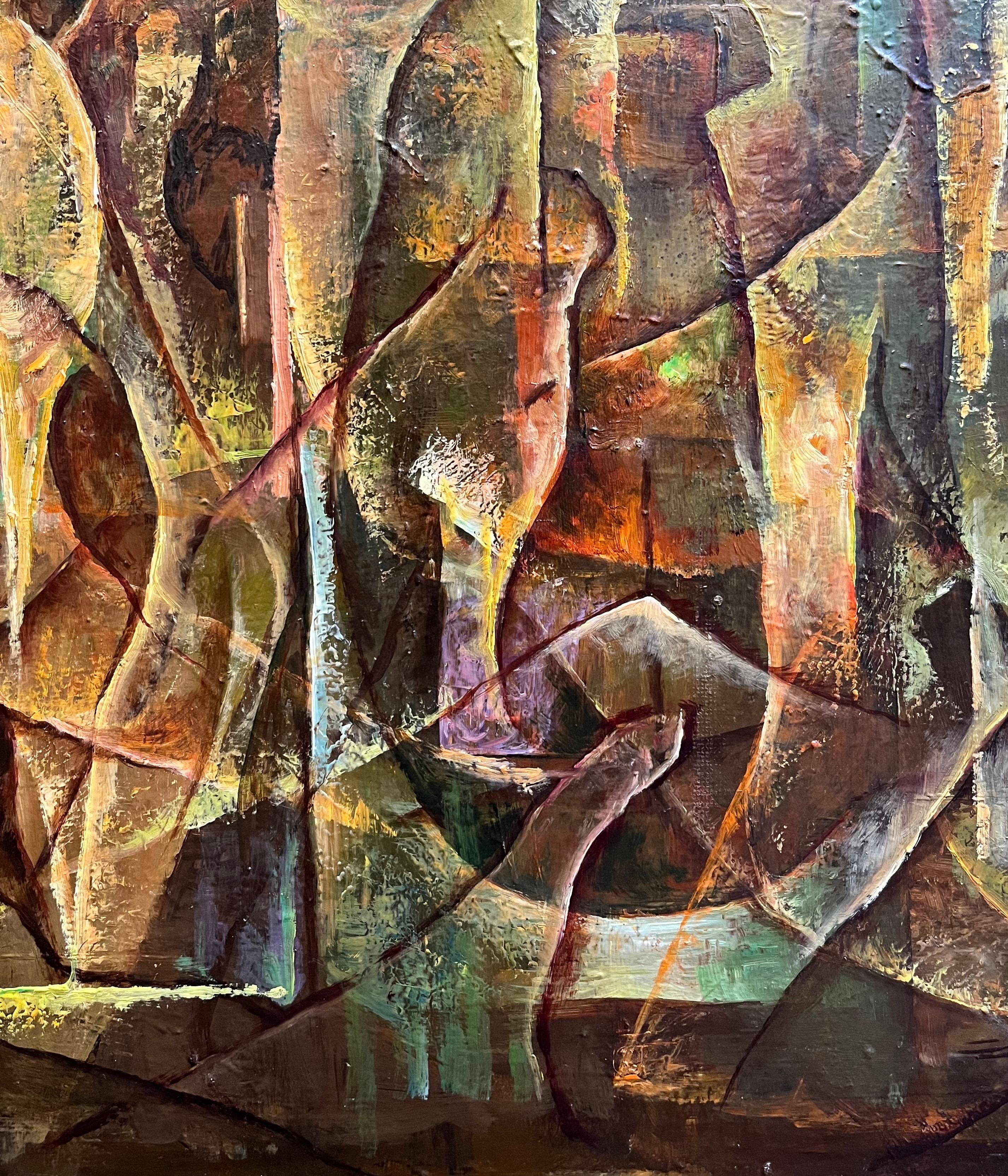 A. Winter di Vivaldo Martini - Olio su tela 73x100 cm in vendita 3