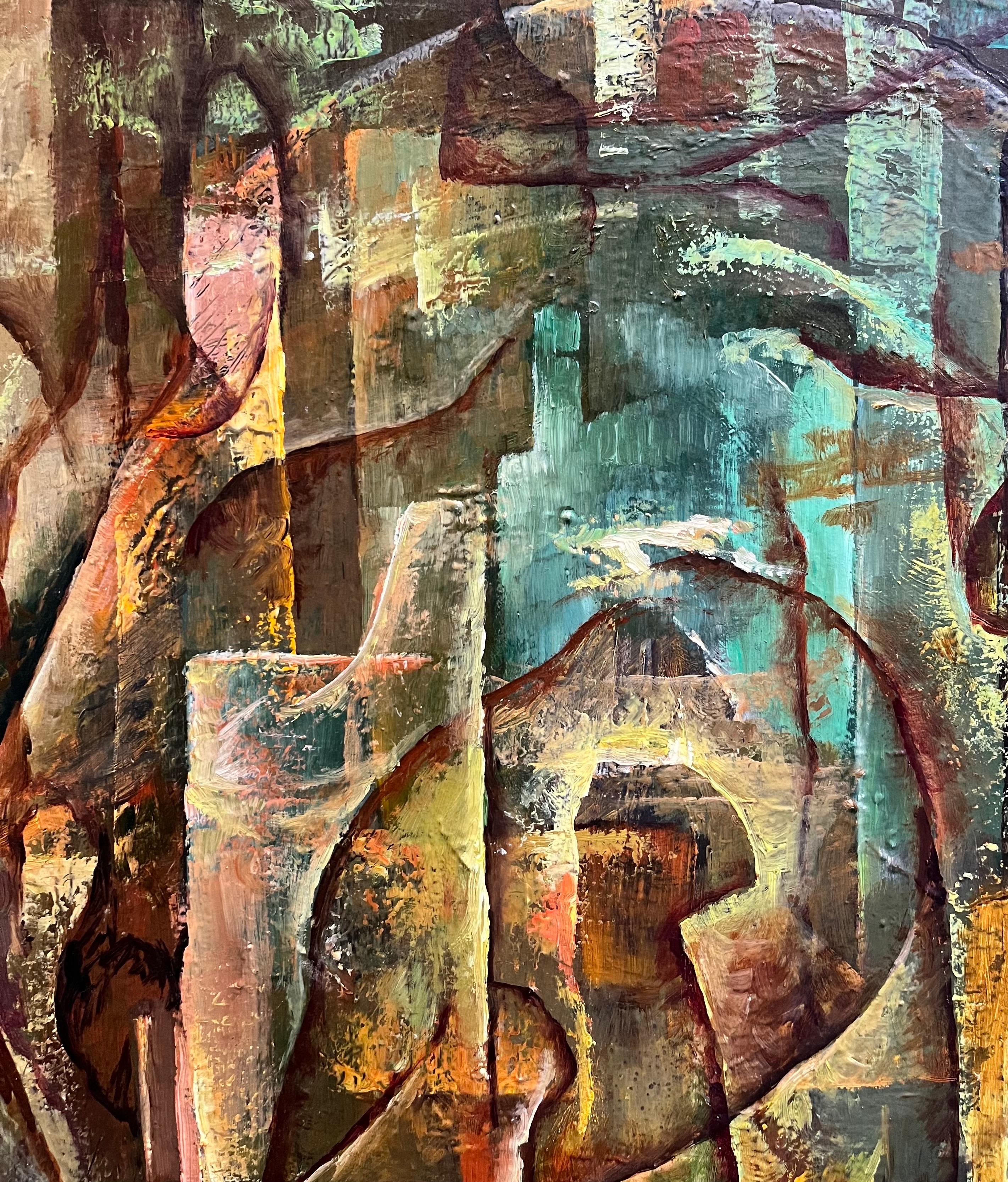 A. Winter di Vivaldo Martini - Olio su tela 73x100 cm in vendita 4
