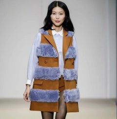 Vivetta Faux Fur Panelled Vest - '10s