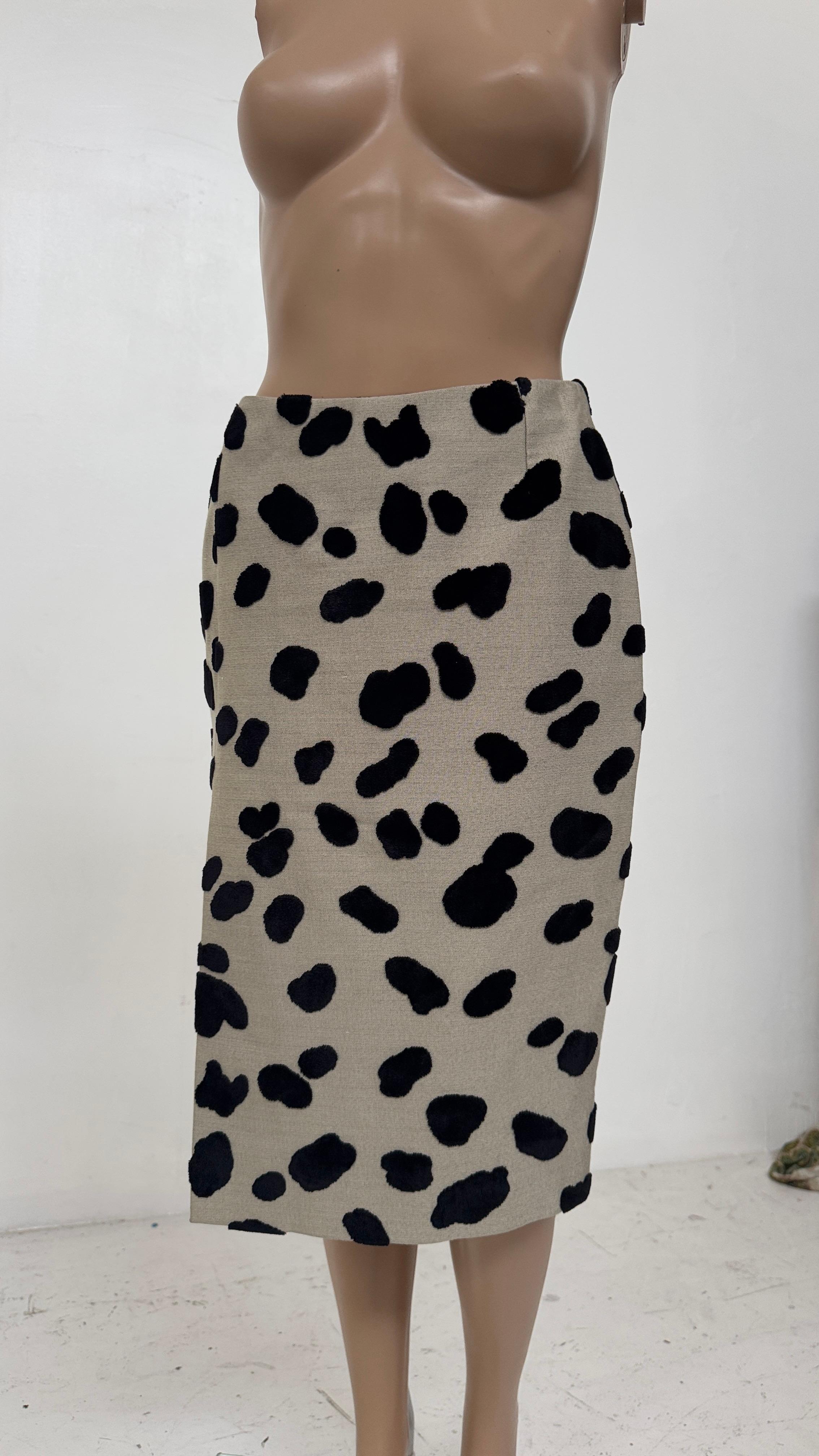 Brown Vivetta Leopard Print Midi Pencil Skirt - We pay for import duty!