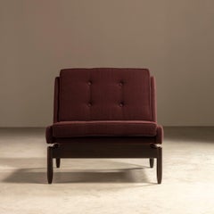 "Vivi" Lounge Chair in Hardwood, Móveis Cantu, Brazilian Mid-Century Modern