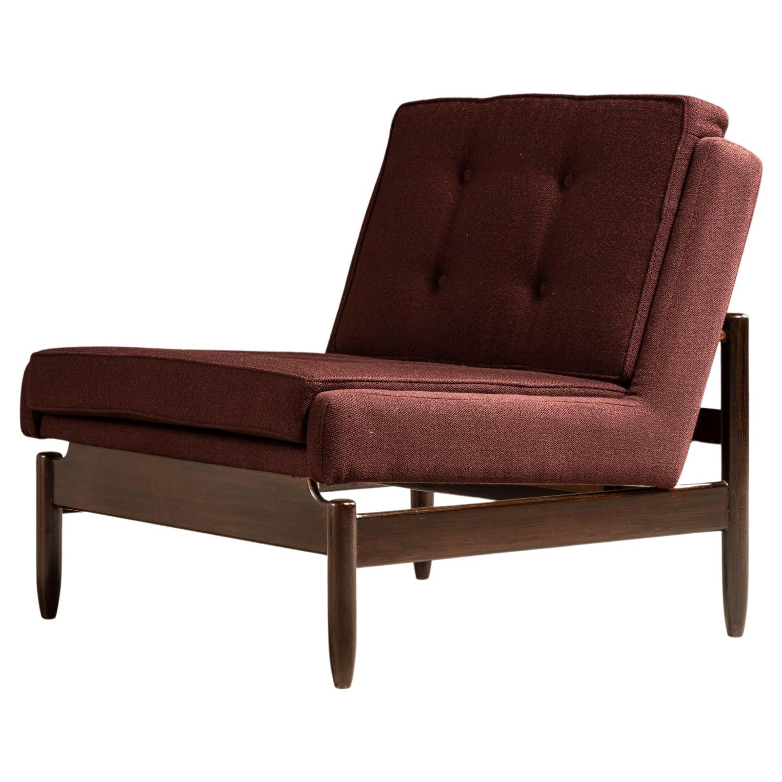 "Vivi" Lounge Chair in Hardwood, Móveis Cantu, Brazilian Mid-Century Modern For Sale