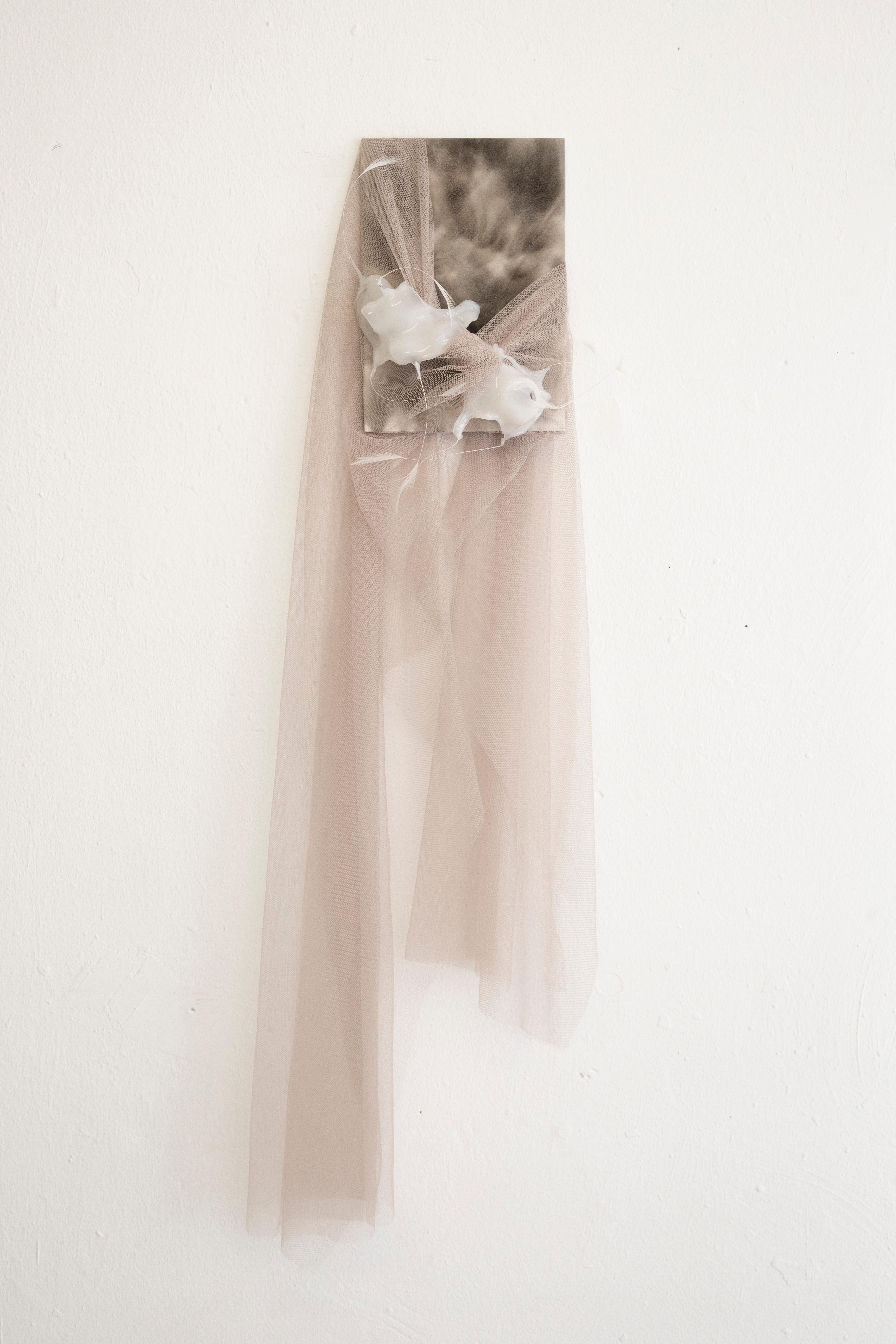 Vivian Alarcón Contemporary Mixed Media Textile Wall Sculpture