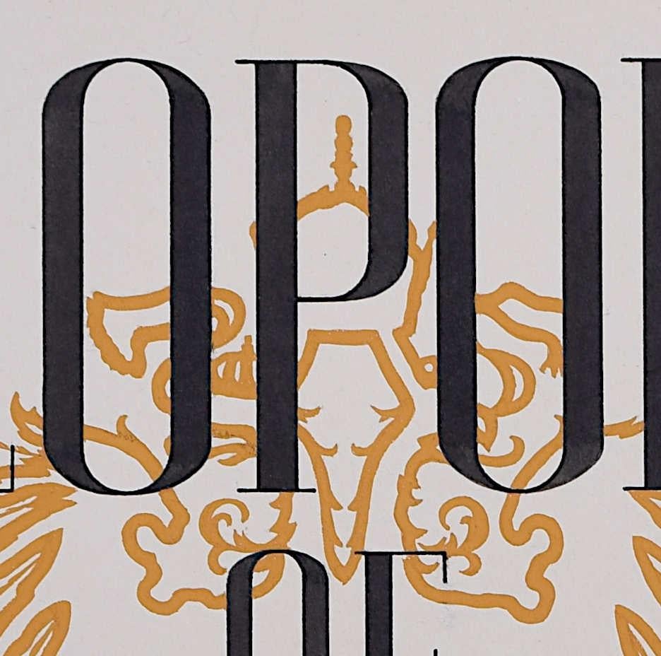 Leopold d'Autriche, couverture de livre vintage originale en vente 1
