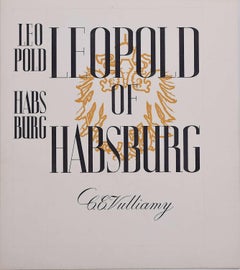 Leopold of Habsburg, original vintage book cover