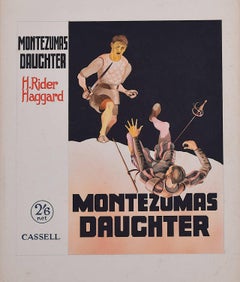 Montezumas Tochter, originales Vintage-Buchcover
