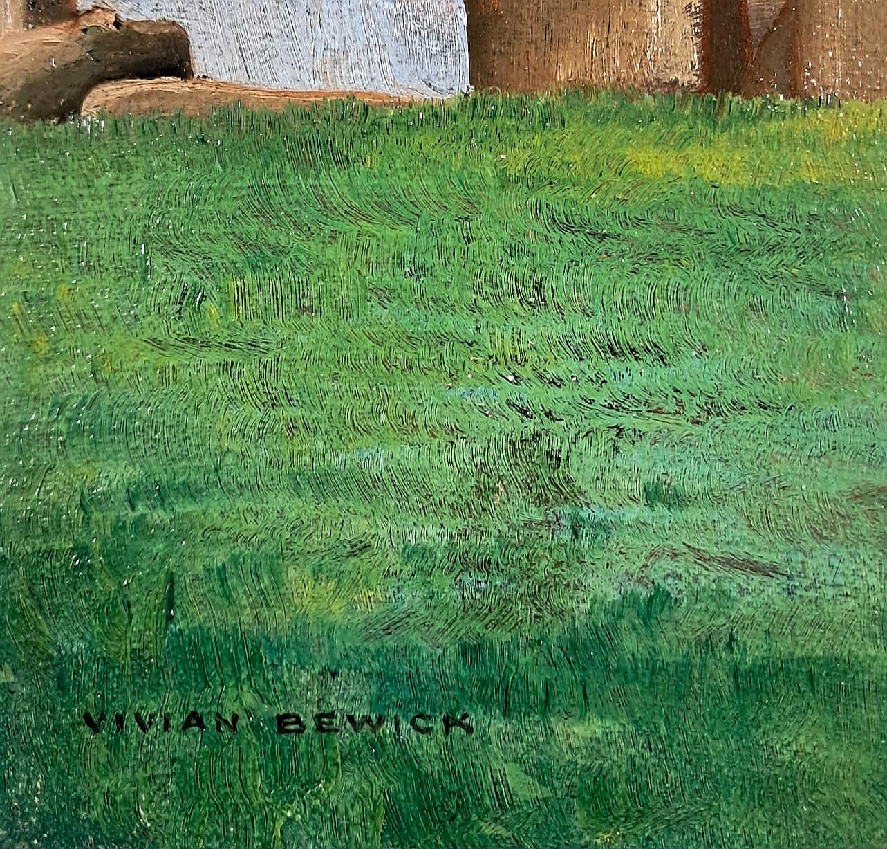 Stonehenge - Pittura ad olio di paesaggio britannico moderno della metà del XX secolo in vendita 2