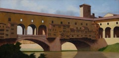 Vivian Bewick (1912-1999) - Mid 20th Century Oil, Ponte Vecchio, Florence