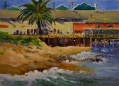 "FISK HOPPER GROTTO" Fisherman's Wharf Monterey, CA Vivian Cornwall (1925-2012)