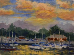 "SUNSET AT WHARF #2"