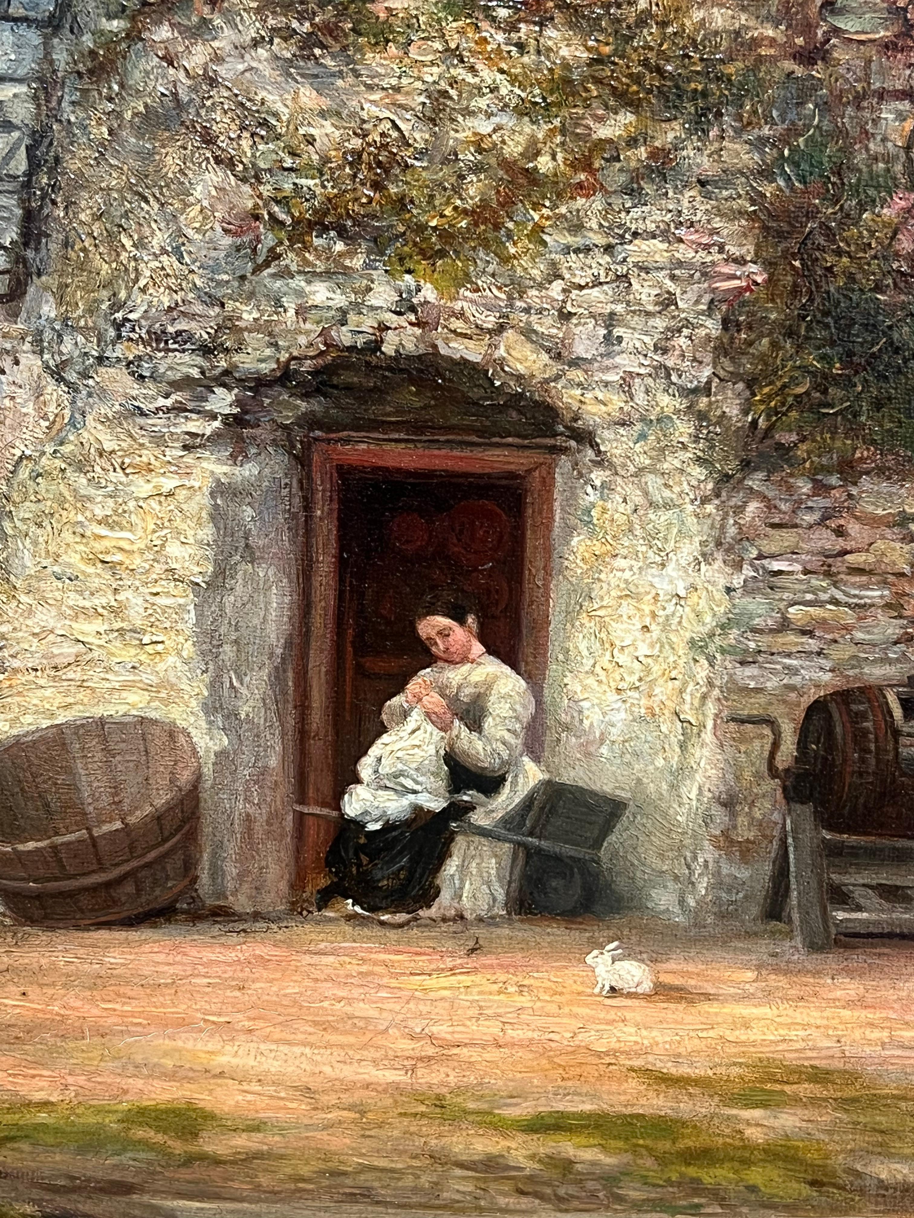 La vecchia casa vittoriana
di Vivian Crome (Regno Unito, 1842-1926)
firmato e datato 1885
olio su tela, incorniciato
Incorniciato: 35,5 x 30,25 pollici
Tela: 32 x 26 pollici
Provenienza: collezione privata, Inghilterra
Condit: ottime condizioni -