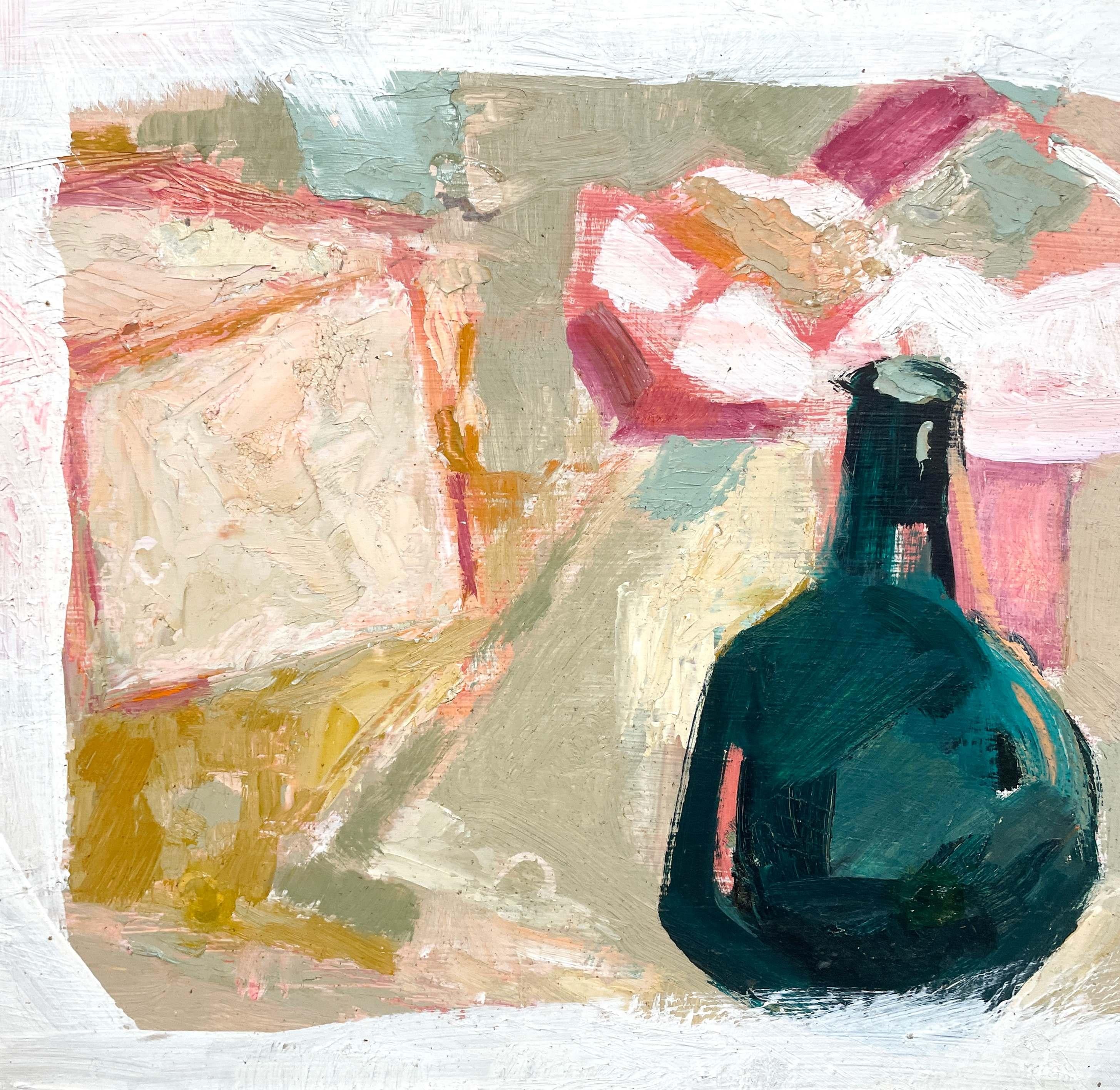 A Fabulous '50s Mid-Century Modern Still Life Painting By Vivian Kinsley Chapin For Sale 5