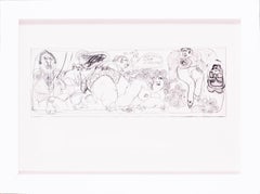 Vivian Stanshall, British, etching 'Señor Scorpion', signed 'Vivian'