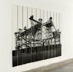 “Palais des Machines 1”, 13 pieces, Canvas, Painting 