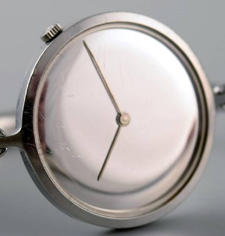 Modern Vivianna Torun Bülow-Hübe for Georg Jensen Ladies Bangle Wristwatch