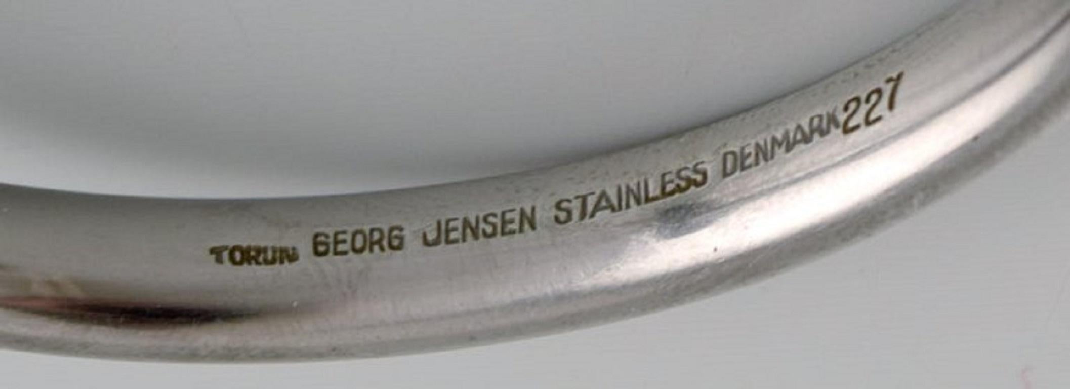 Women's Vivianna Torun Bülow-Hübe for Georg Jensen, Ladies Wristwatch in Steel, 1970s