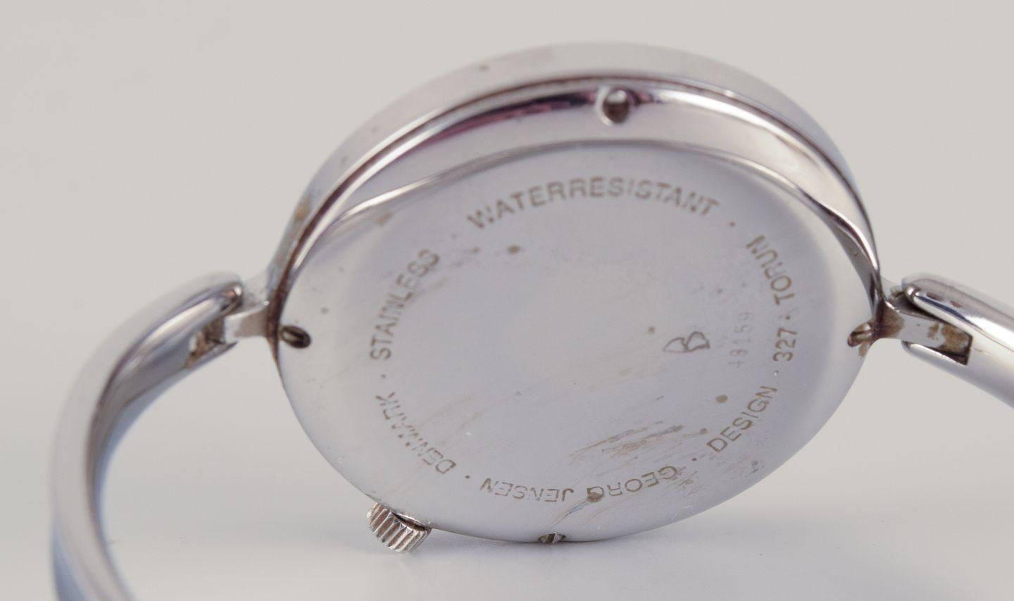 De las mujeres Vivianna Torun Bülow-Hübe para Georg Jensen, reloj de pulsera de acero. Model 327. en venta