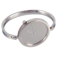 Vivianna Torun Bülow-Hübe for Georg Jensen, steel wristwatch. Model 327.