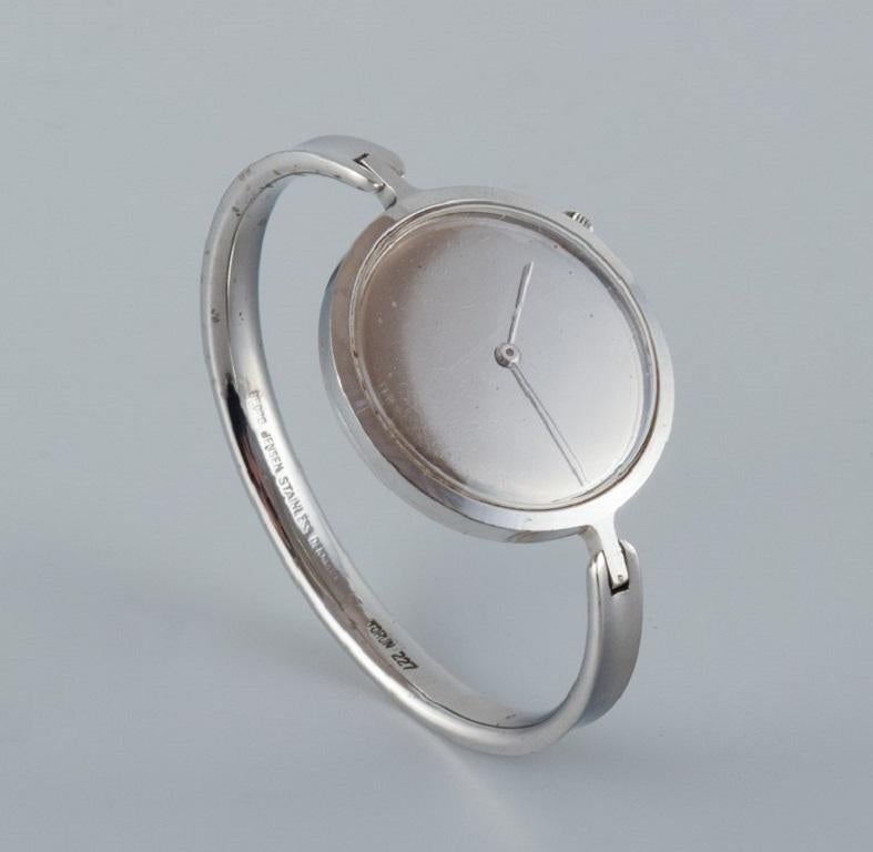 Vivianna Torun Bülow-Hübe, montre-bracelet en acier. Design/One 227. Bon état - En vente à bronshoj, DK