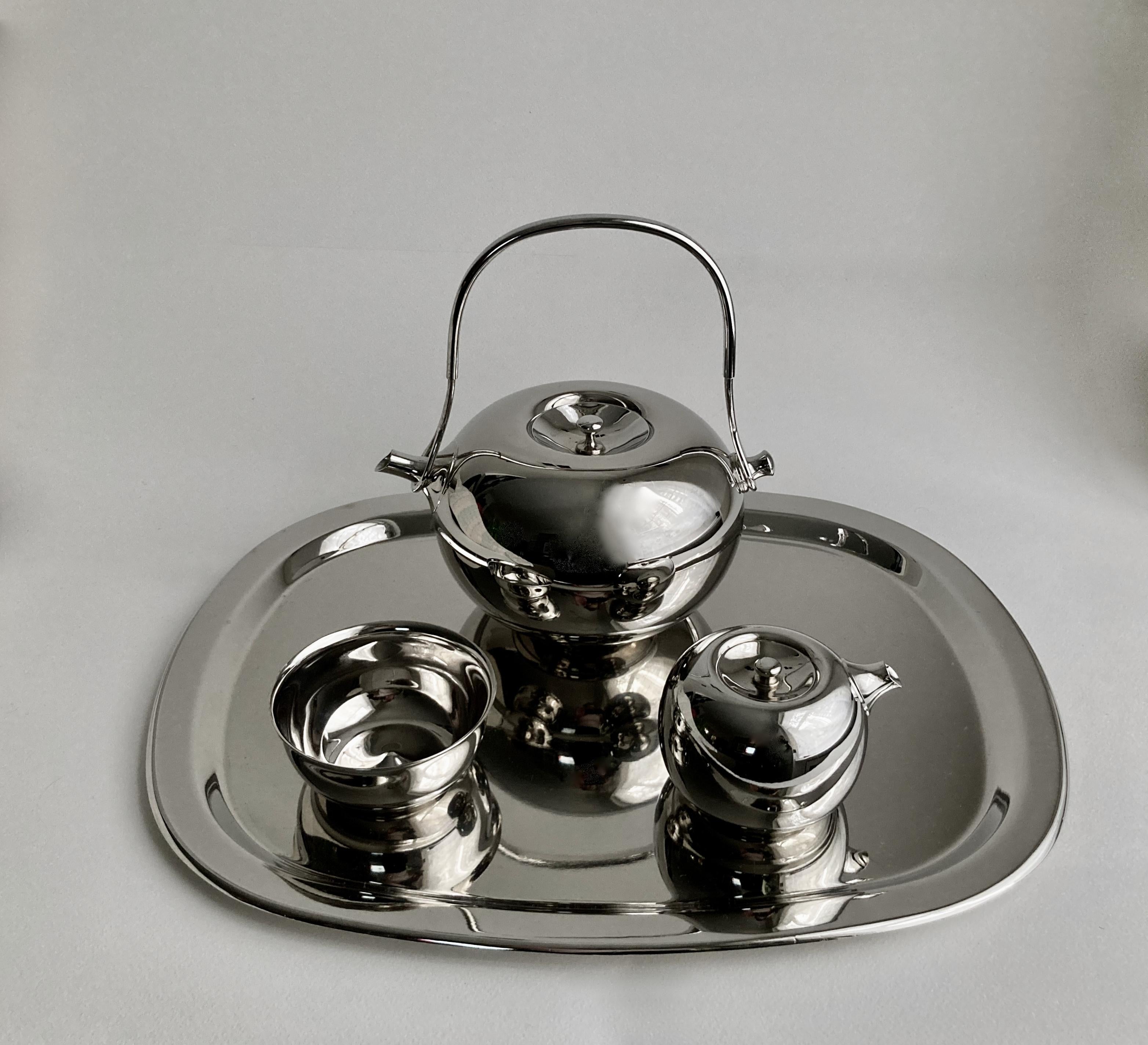 Vivianna Torun Bulow-Hube for Dansk Tea Service, circa 1965 For Sale 9