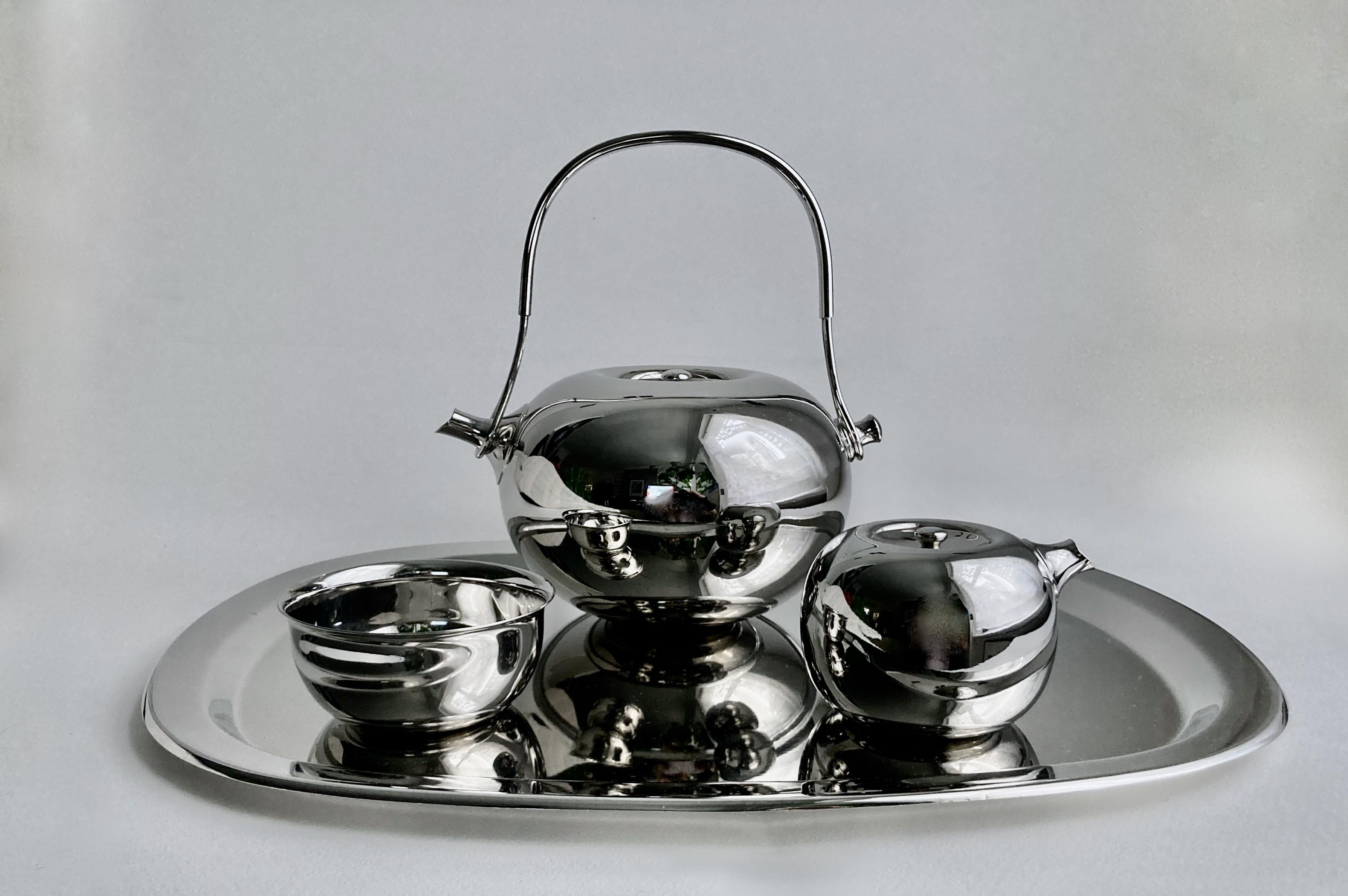 Vivianna Torun Bulow-Hube for Dansk Tea Service, circa 1965 For Sale 10