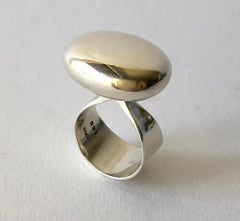 Vivianna Torun for Georg Jensen Sterling Silver Danish Modernist Ring