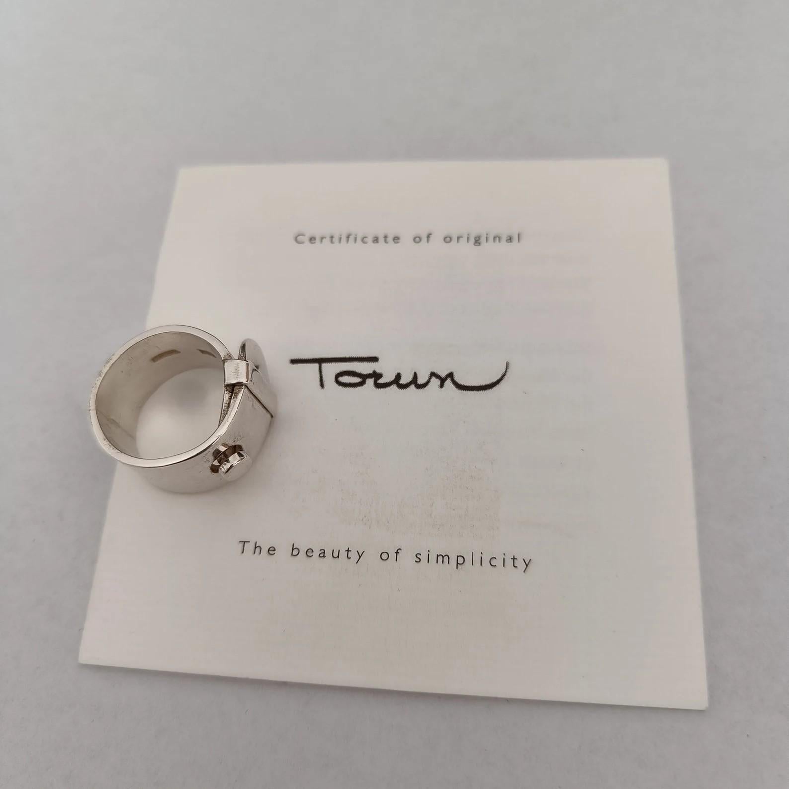 Vivianna Torun Silver Belt Buckle Ring 1