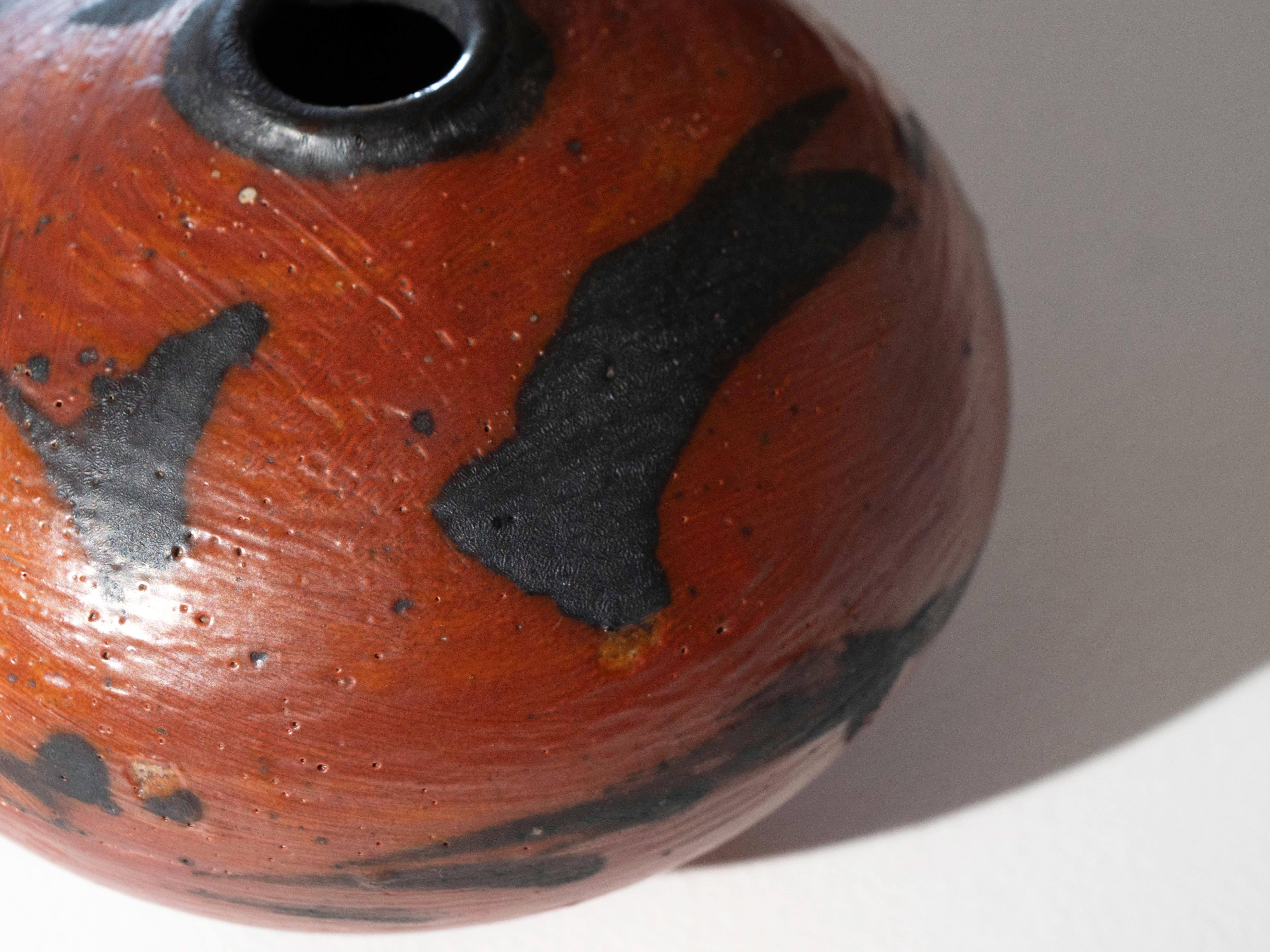 Vase à bourgeons en céramique Vivica & Otto Heino, années 1990 en vente 3