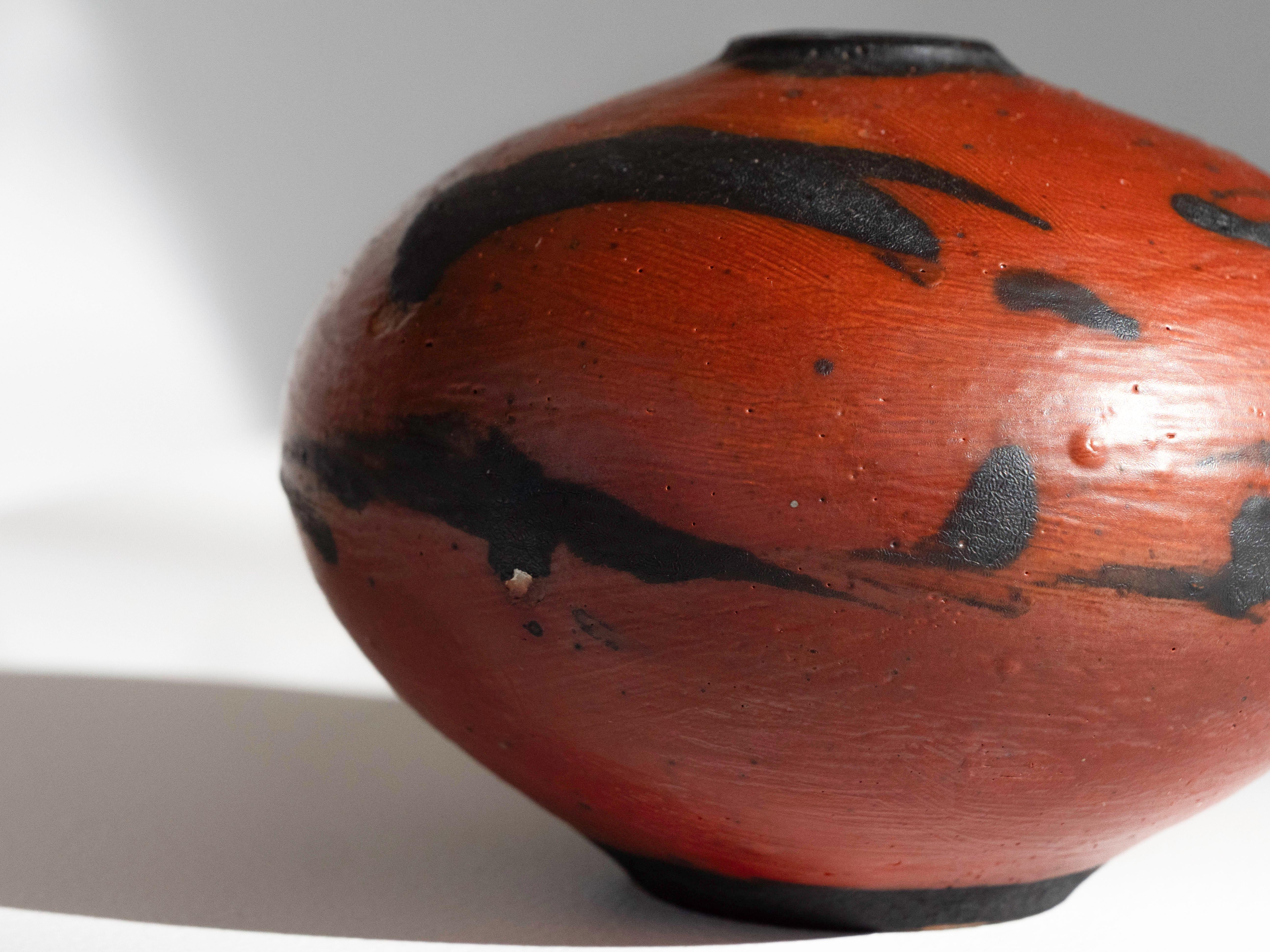 Vase à bourgeons en céramique Vivica & Otto Heino, années 1990 en vente 2