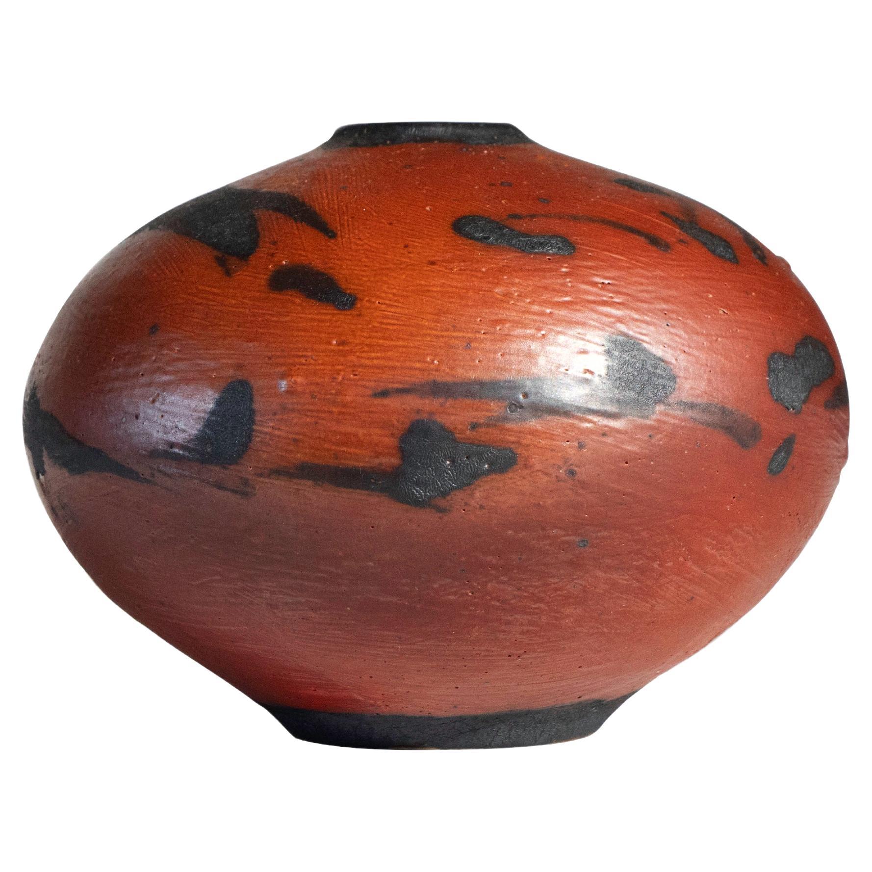 Vase à bourgeons en céramique Vivica & Otto Heino, années 1990 en vente