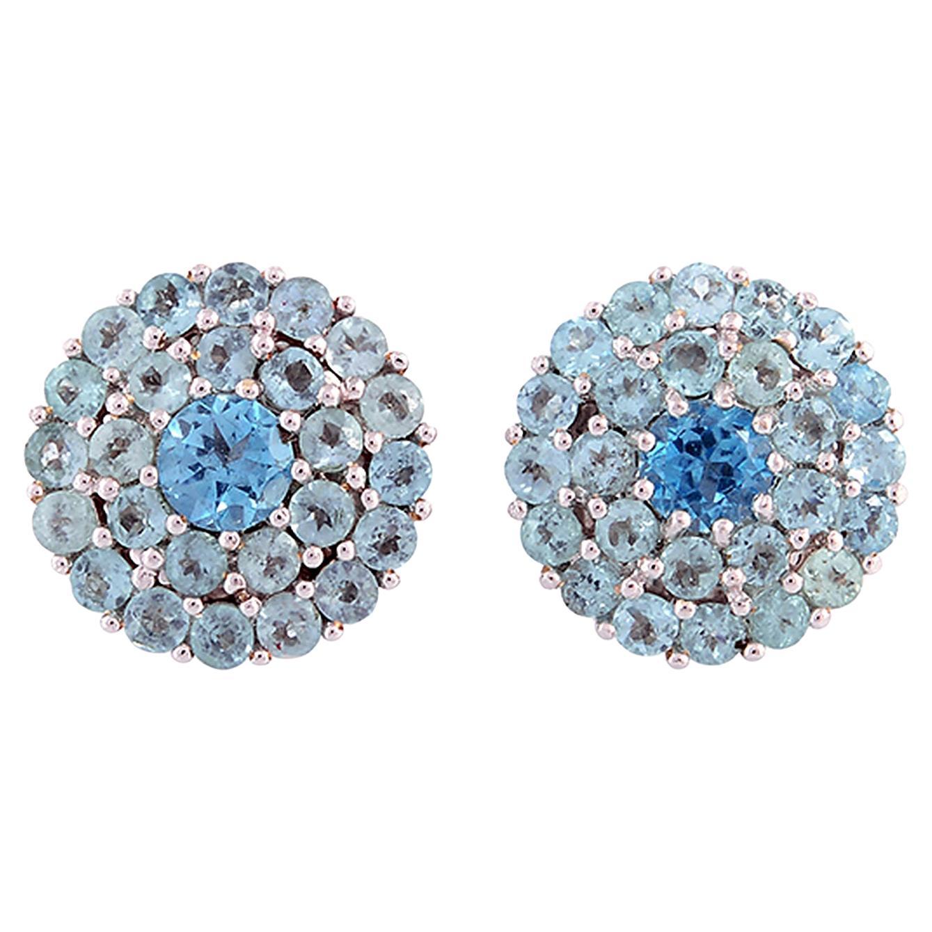 Vivid Appetite Stud Earrings Made In 18k Gold For Sale