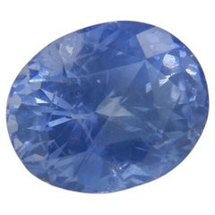 3.16 ct Vivid Blue Sapphire, Ceylon, Handcrafted, GIA