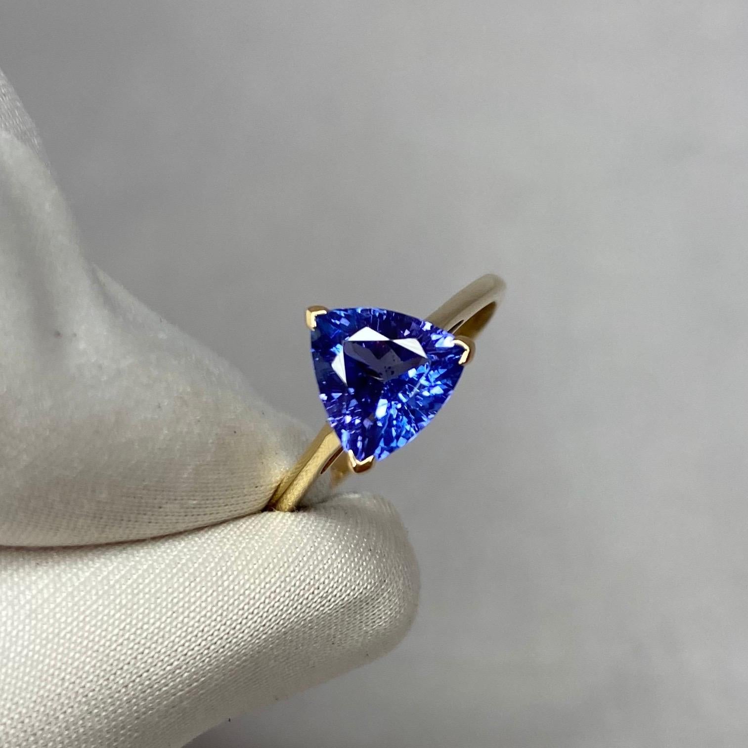 violet tanzanite ring