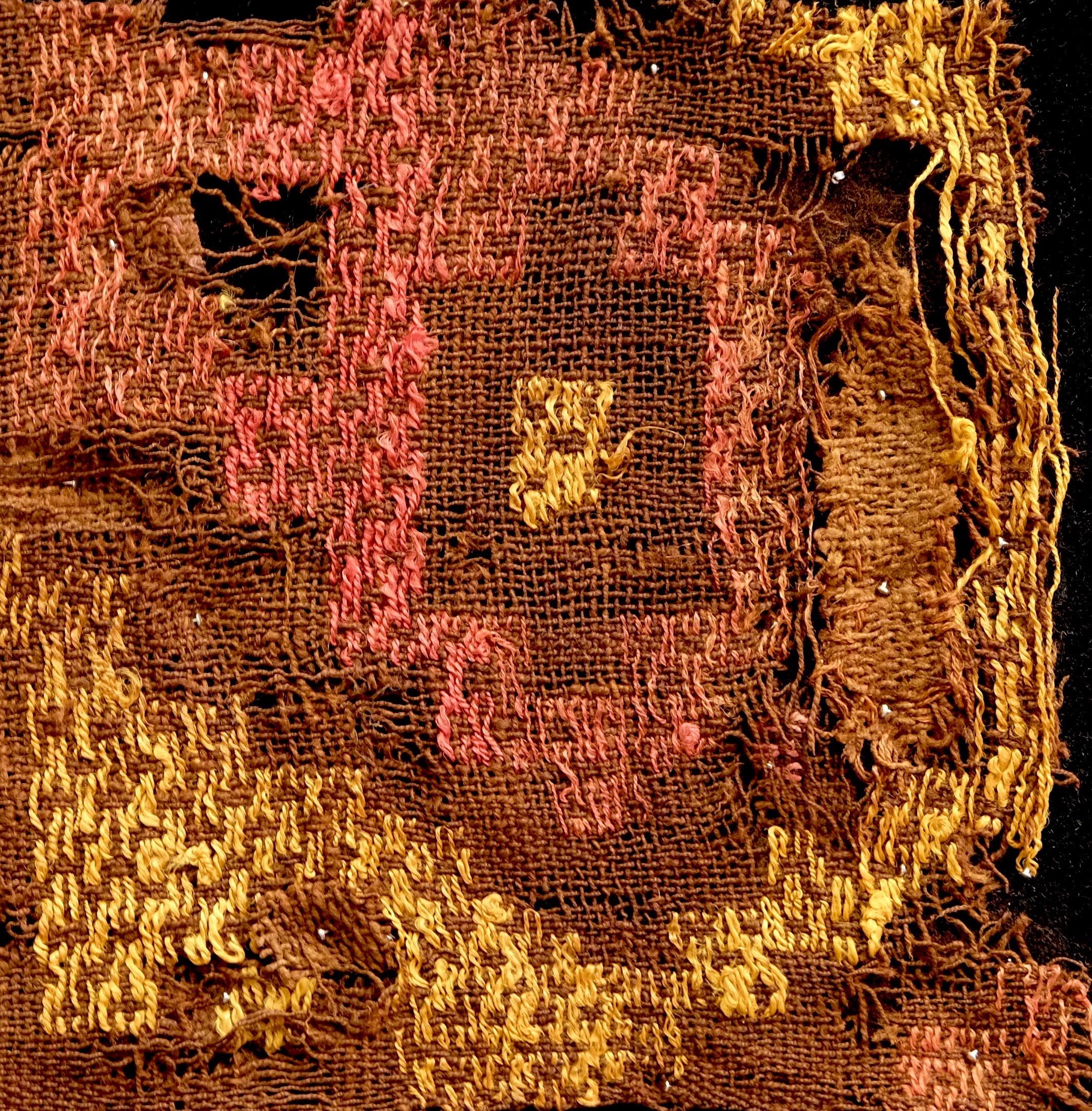 18th Century and Earlier Vivid Chimu Pre-Columbian Textile, Peru, circa 1100-1400 AD, Ex Ferdinand Anton