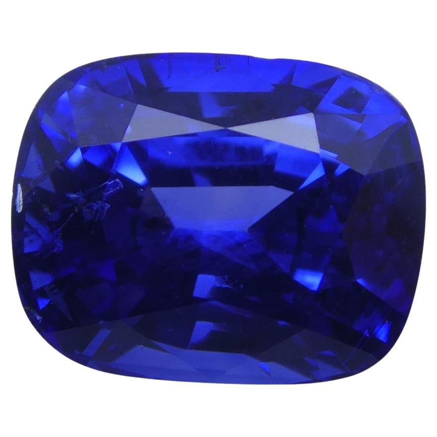 What a Beautiful 3.03 Cornflower Blue Sapphire 
Description: 
One Loose Blue Sapphire  
Report Number: 5191936063  
Weight: 3.03 cts  
Measurements: 8.39x6.65x5.61 mm  
Shape: Cushion  
Cutting Style Crown: Brilliant Cut  
Cutting Style Pavilion: